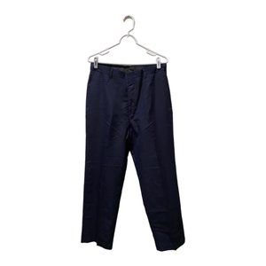 Haggar Men’s Navy Blue Dress Pants, 32x30, Pre-owned